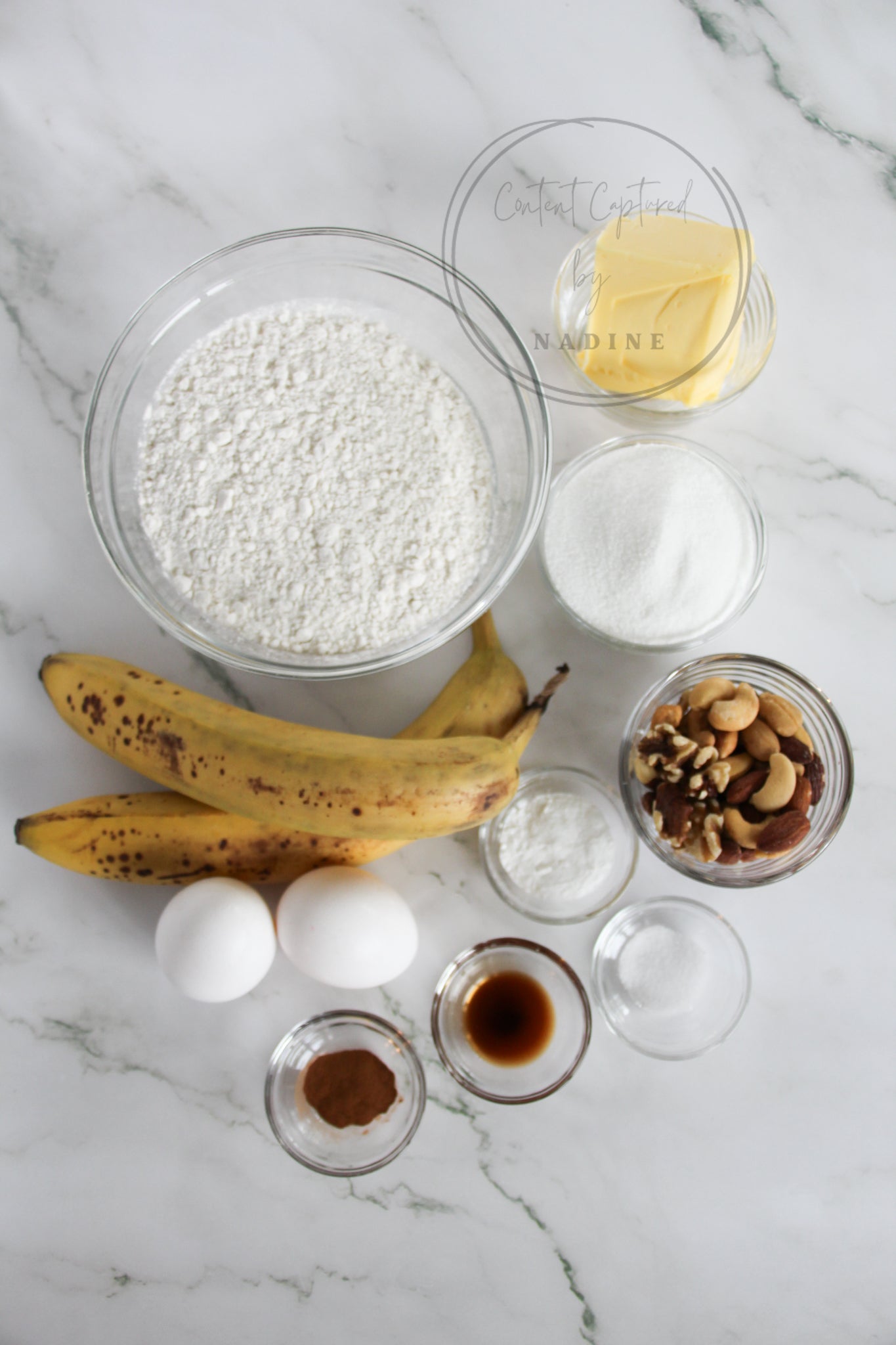 Banana Nut Bread Set 5 of 6