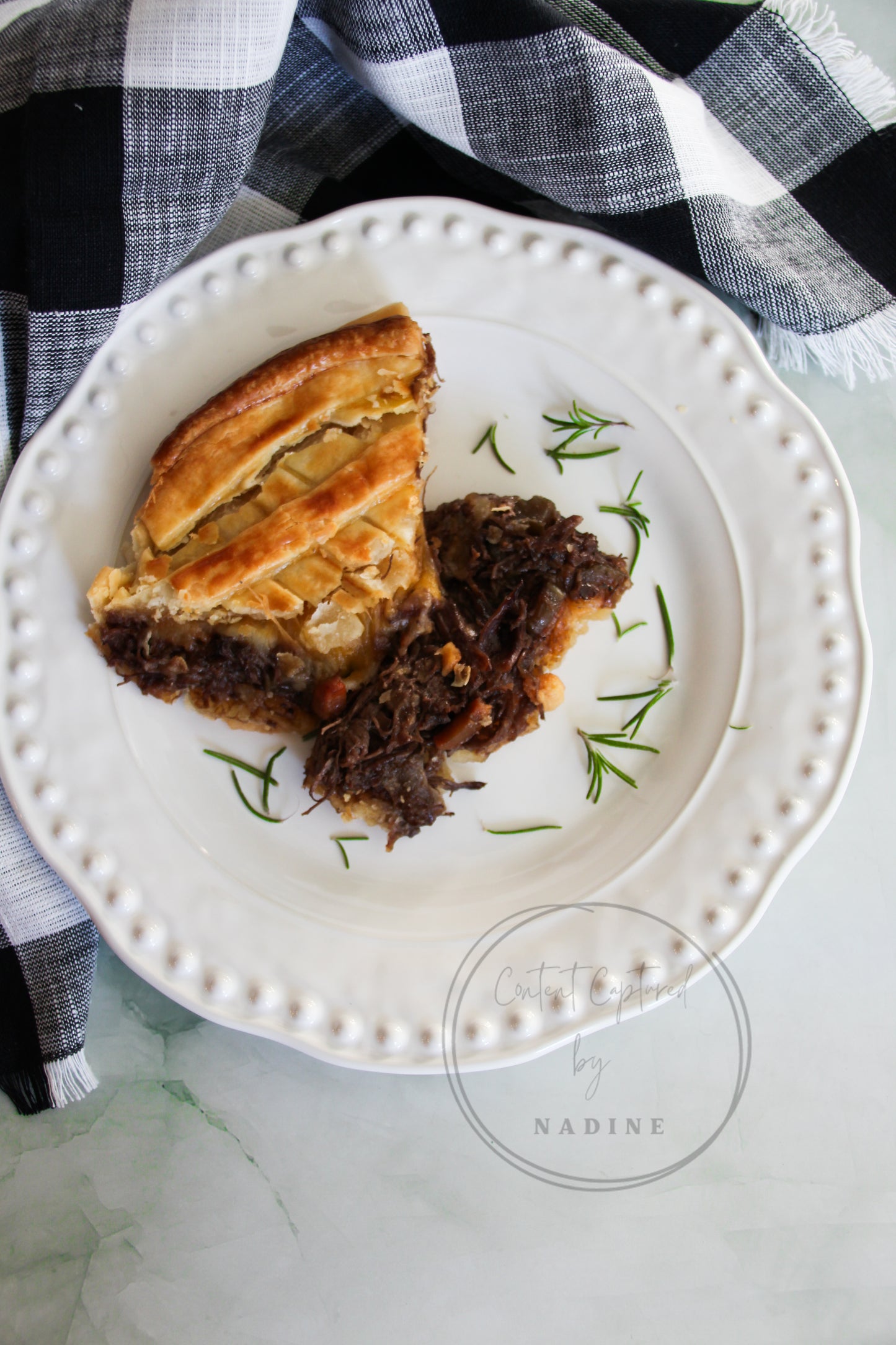 Beef Short Rib & Cheese Pie Set 6 of 6