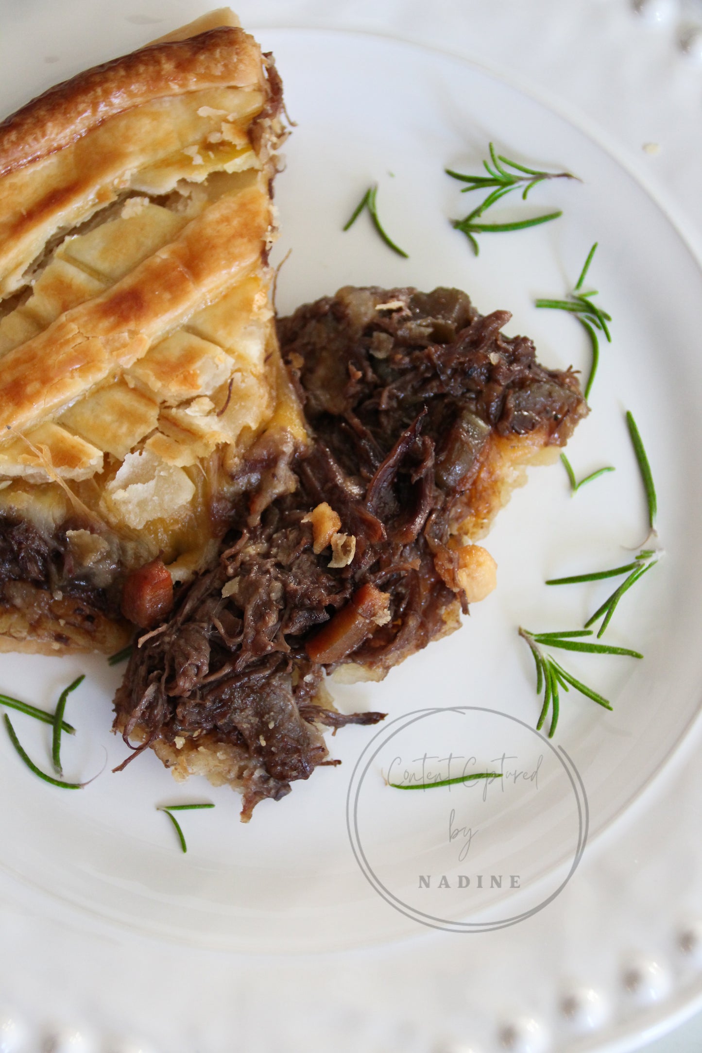 Beef Short Rib & Cheese Pie Set 6 of 6