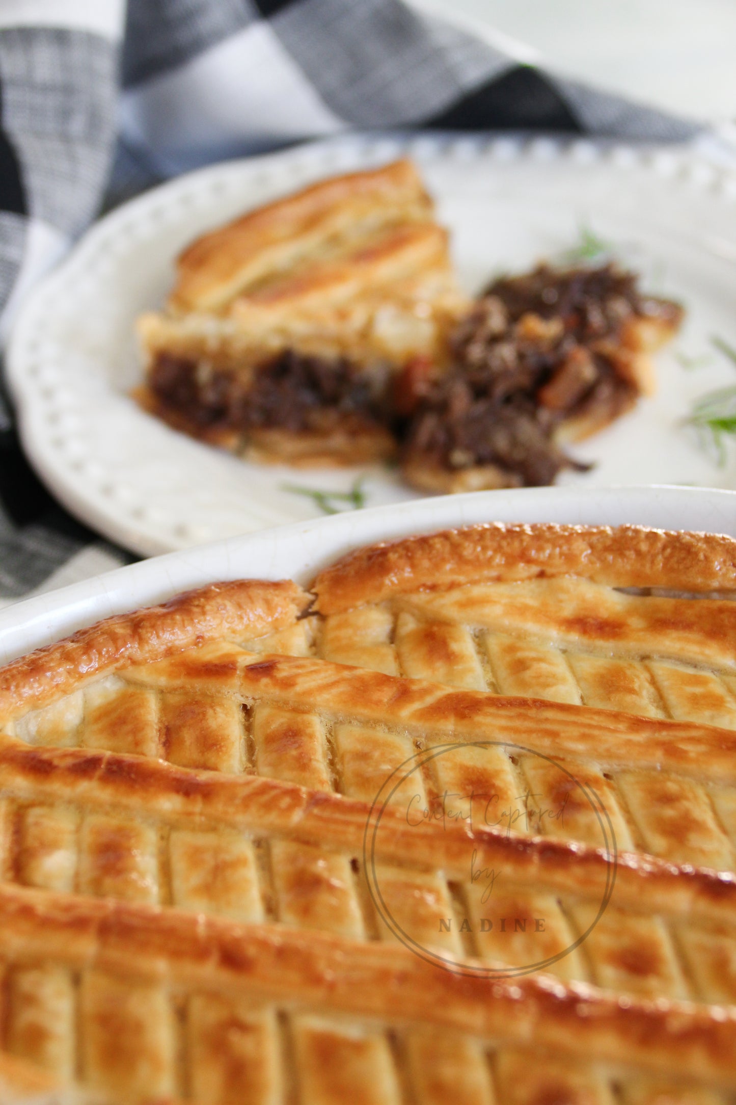 Beef Short Rib & Cheese Pie Set 6 of 6