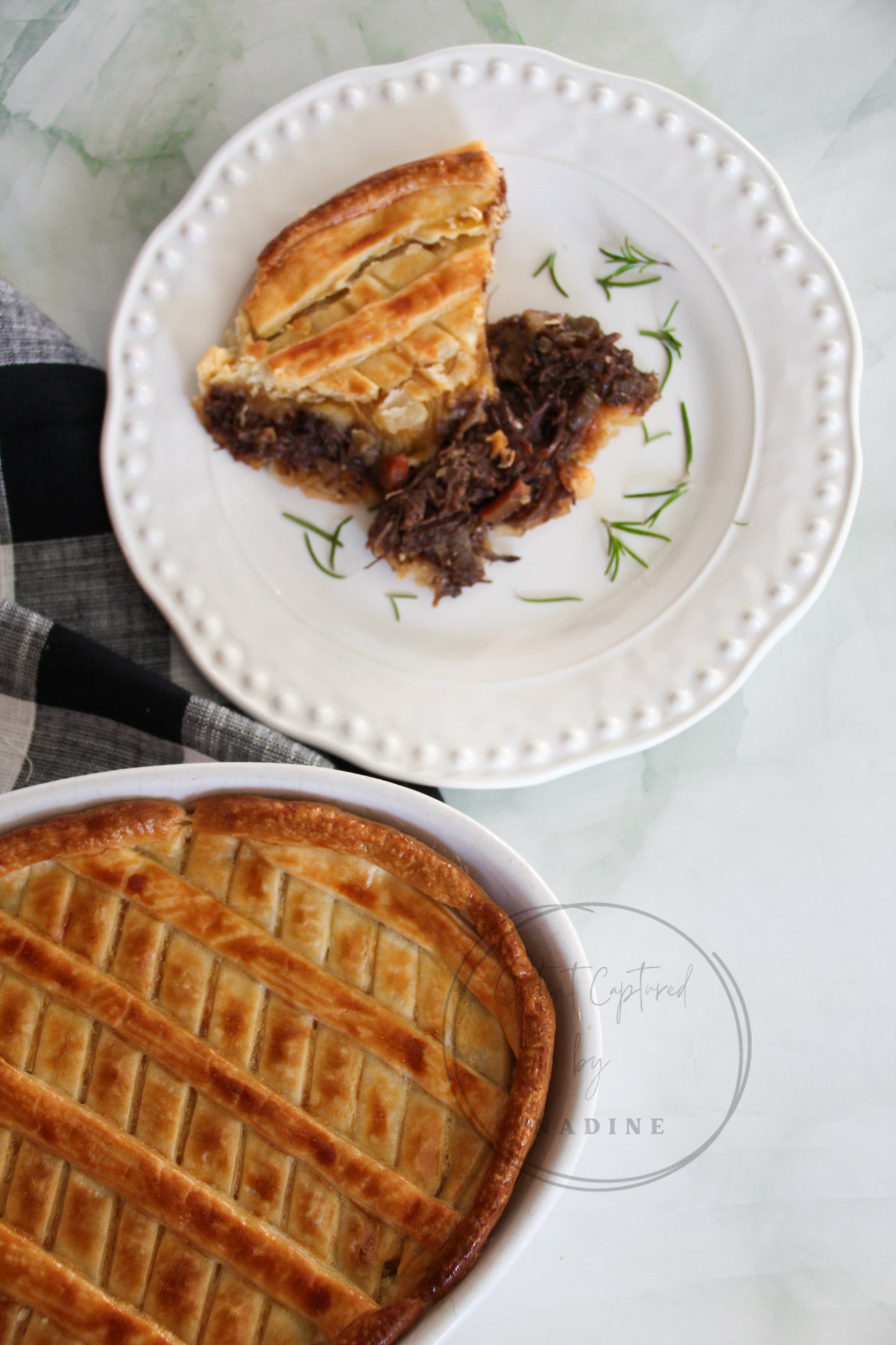 Beef Short Rib & Cheese Pie Set 6 of 6