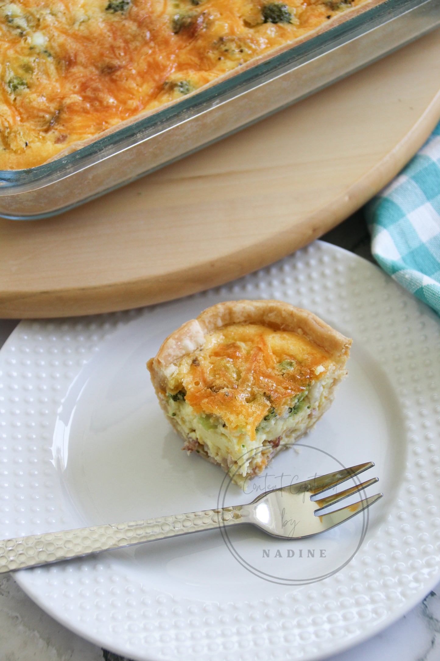 Bacon & Broccoli Quiche