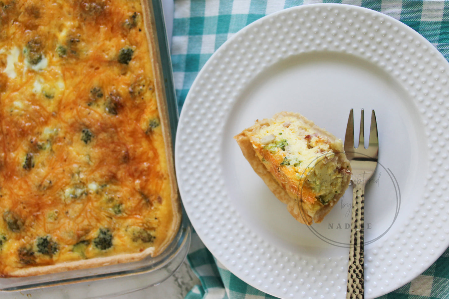 Bacon & Broccoli Quiche